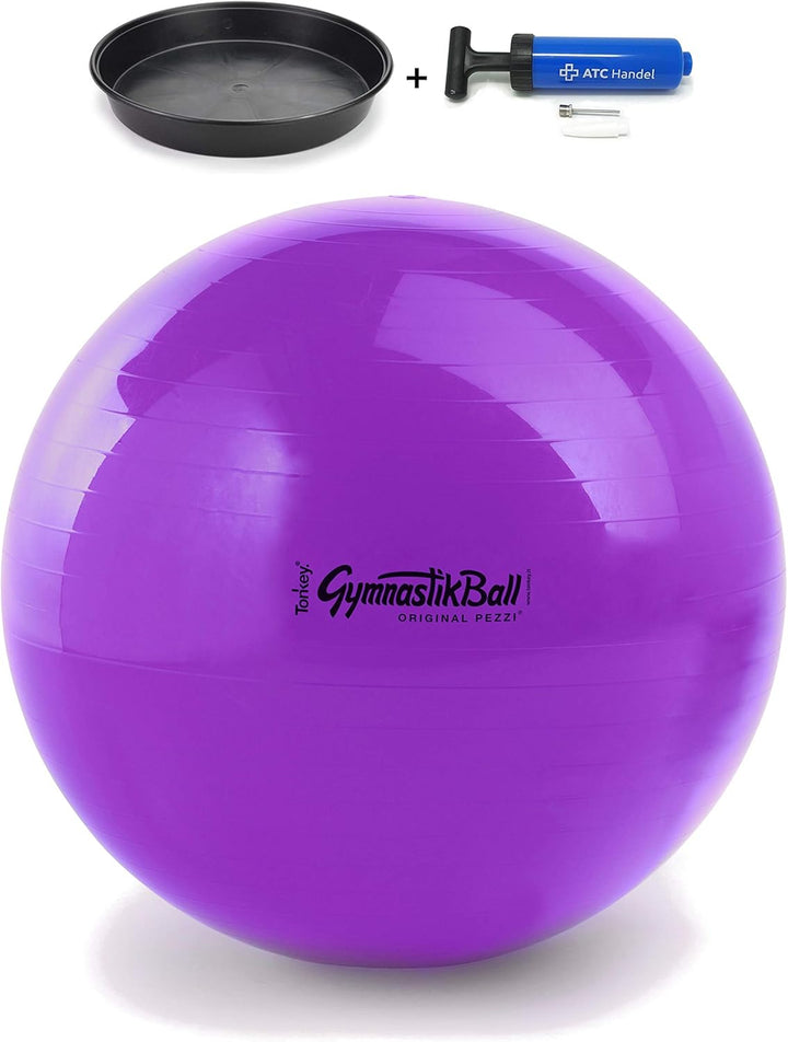 Original Pezzi Gymnastikball Standard Ø 42, 53, 65 & 75 cm in Allen Farben inkl. Ballschale und ATC