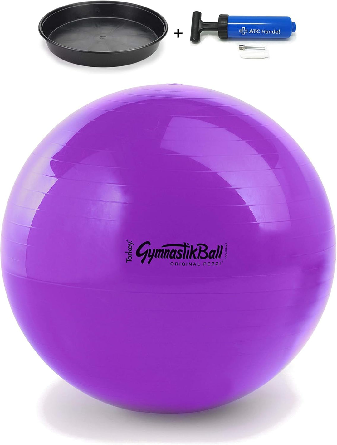 Original Pezzi Gymnastikball Standard Ø 42, 53, 65 & 75 cm in Allen Farben inkl. Ballschale und ATC