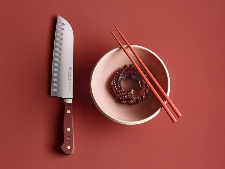 WÜSTHOF Classic Santoku 17 cm, Tasty Sumac (Dunkel-Rot) Tasty Sumac 17 cm, Tasty Sumac 17 cm