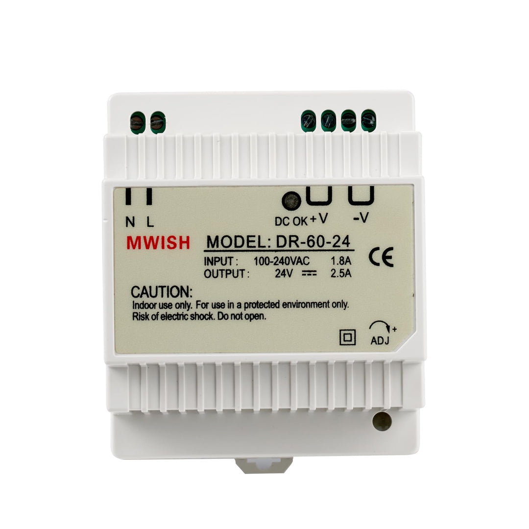 TMEZON DR-60-24 Transformator Netzteil Elektrisch DIN 100-240VAC / 1.8A 24V / 2.5A Netzteil Professi