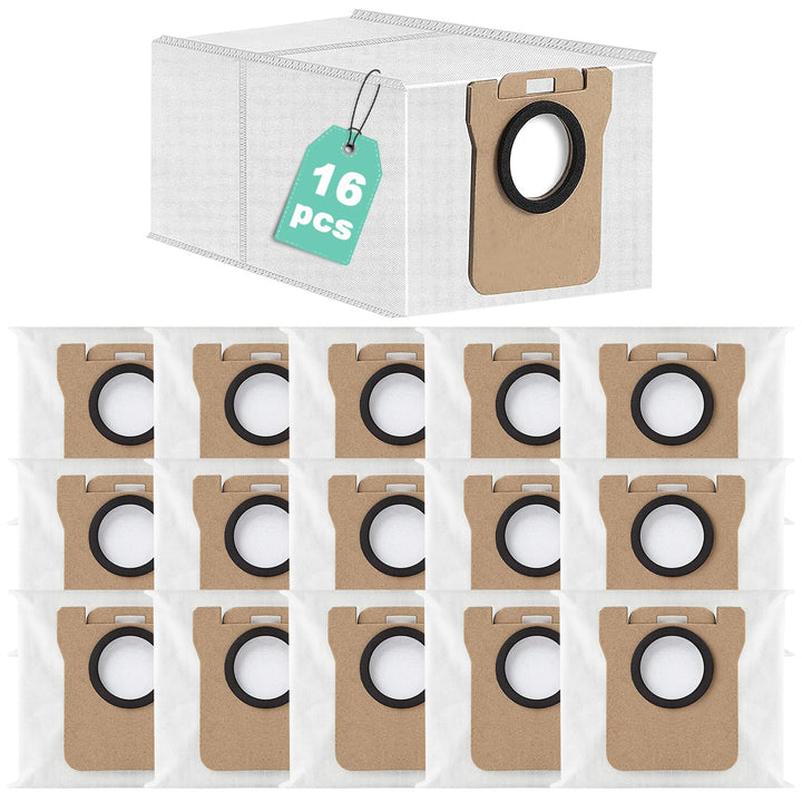 16 Stück Staubbeutel für Xiaomi X20+ /X10+ /X20 Max /X20 Pro, für Dreame D10 Plus Gen 2 /L10s Pro Ge