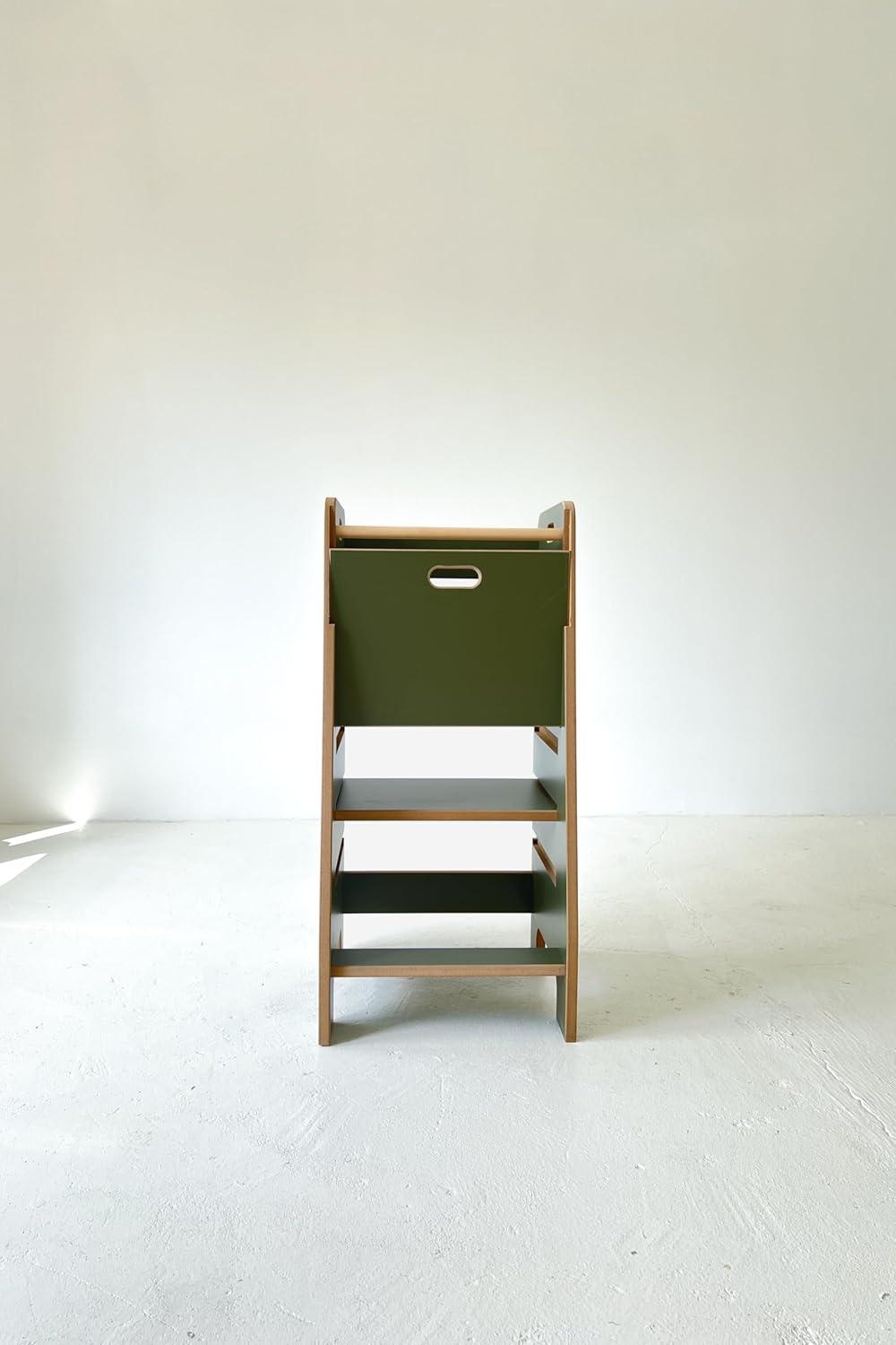 Lernturm aus Holz extra sicher | Montessori Küchenhelfer | Küchenhelfer | Verstellbare Plattform | K