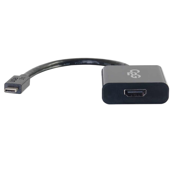 C2G USB C 3. 1 to HDMI 4K Audio & Video Adapter - Schwarz - Suitable for use with MacBook Pro, iPad