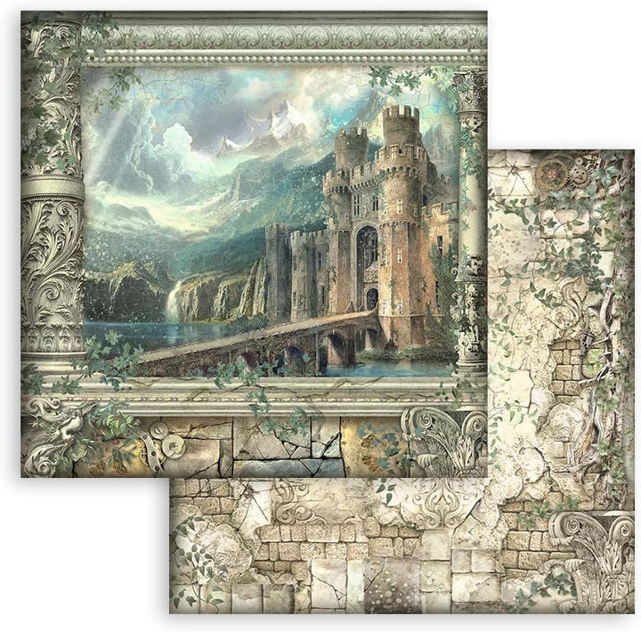 Scrapbooking Pad 10 Sheets CM 30.5x30.5 (12 "X12") - Magic Forest Magic Forest 12" x 12", Magic Fore