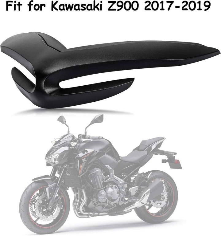 PSLER® Motorrad Frontverkleidung Nasenabdeckung für Kawasaki Z900 2017-2019 (Schwarz), Schwarz