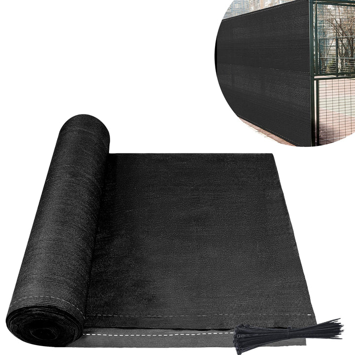 HENGMEI Sichtschutz Zaunblende Schattiernetz Sonnenschutz Windschutz Tennisblende HDPE Schattiergewe