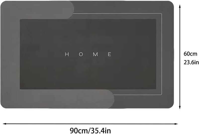 YeahBoom Super Absorbierende Bodenmatte,Schmutzabweisend Bodenmatte Für Bad,Memory-Schaum-Set ,Dusch