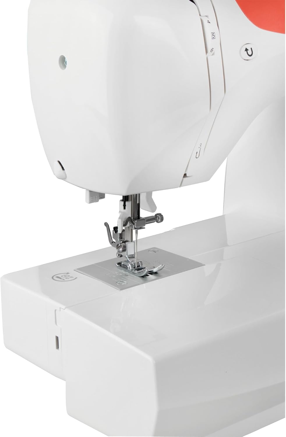 Singer C5205 Nähmaschine, weiss/orange
