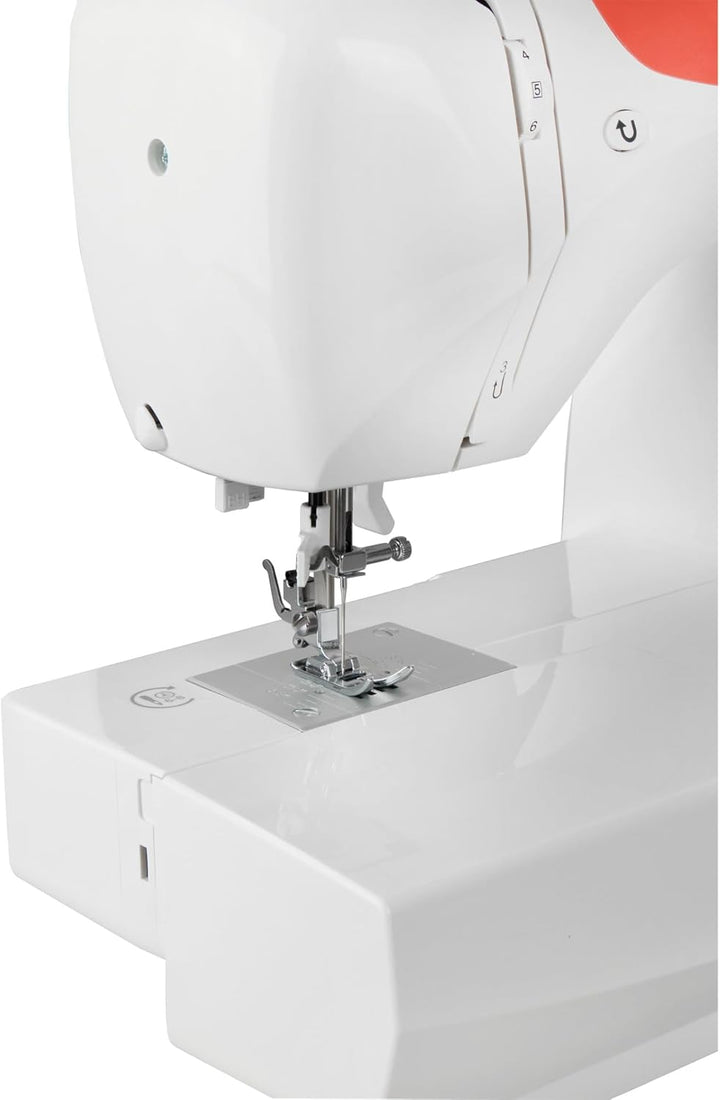 Singer C5205 Nähmaschine, weiss/orange