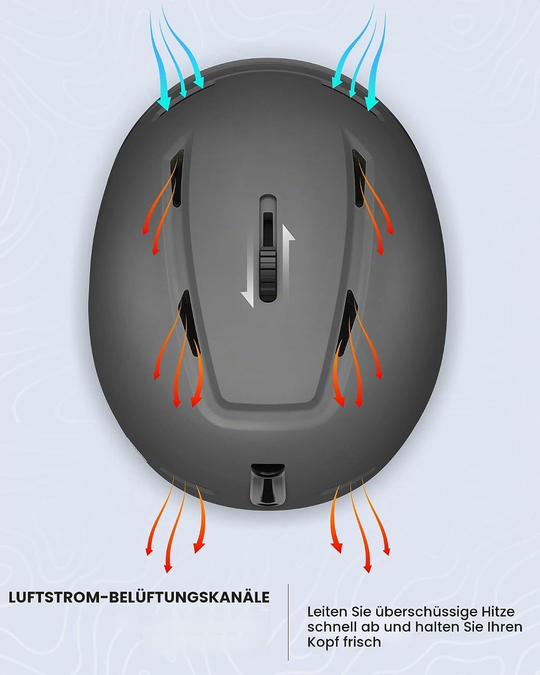 OutdoorMaster MIPS Skihelm, Snowboardhelm für Herren und Damen, Snowboard Helm mit Ventilationssyste