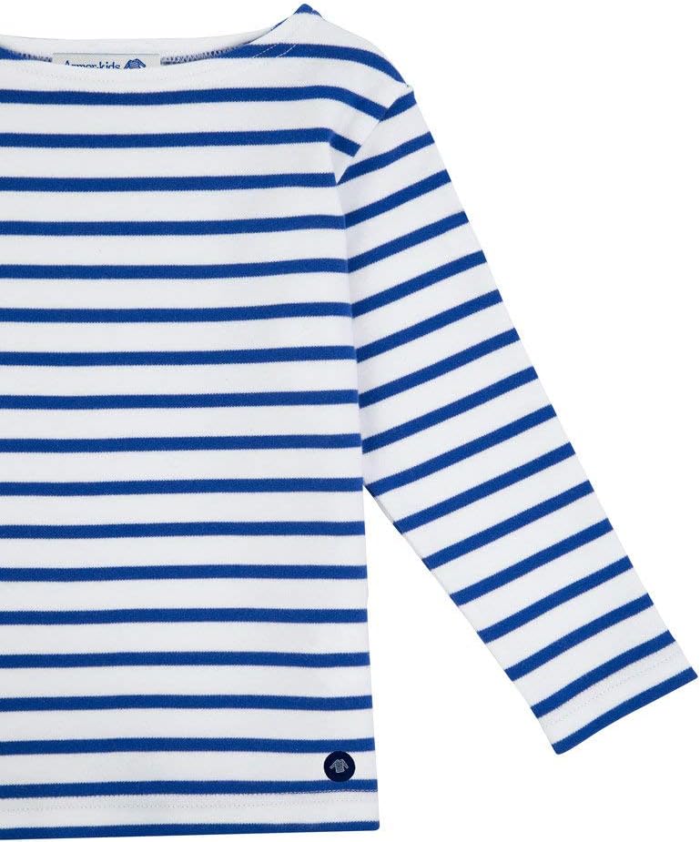 Armor Lux Mädchen Langarmshirt K1866 92 (Herstellergrösse: 24 Monate (Taille fabricant 2 ans) Blau (