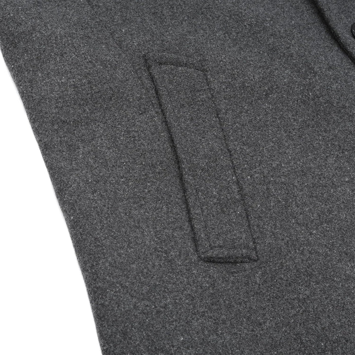 Allthemen Wintermantel Herren Wollmantel Lang Slim Fit Herrenmantel mit Stehkragen Business Coat für