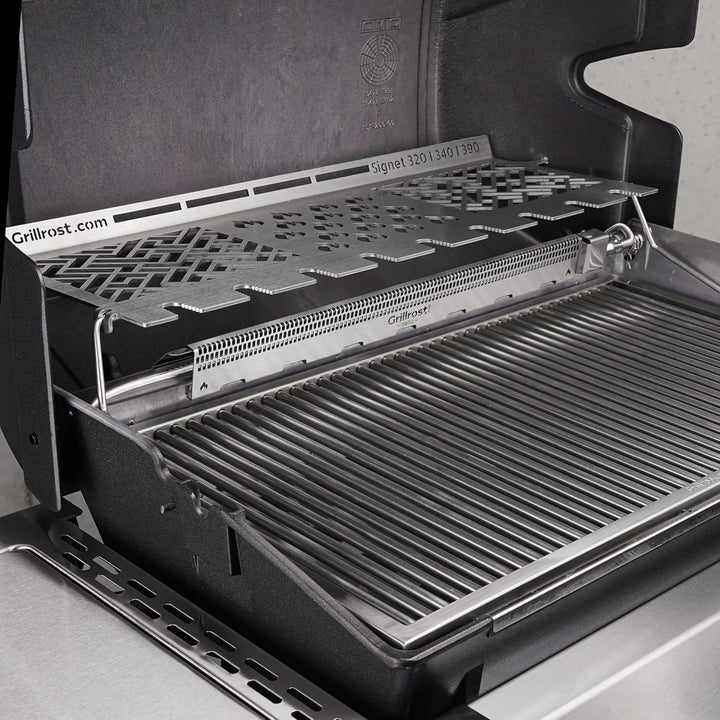 Grillrost.com Das Original Edelstahl MultiStation für Broil King - Signet - Warmhalterost