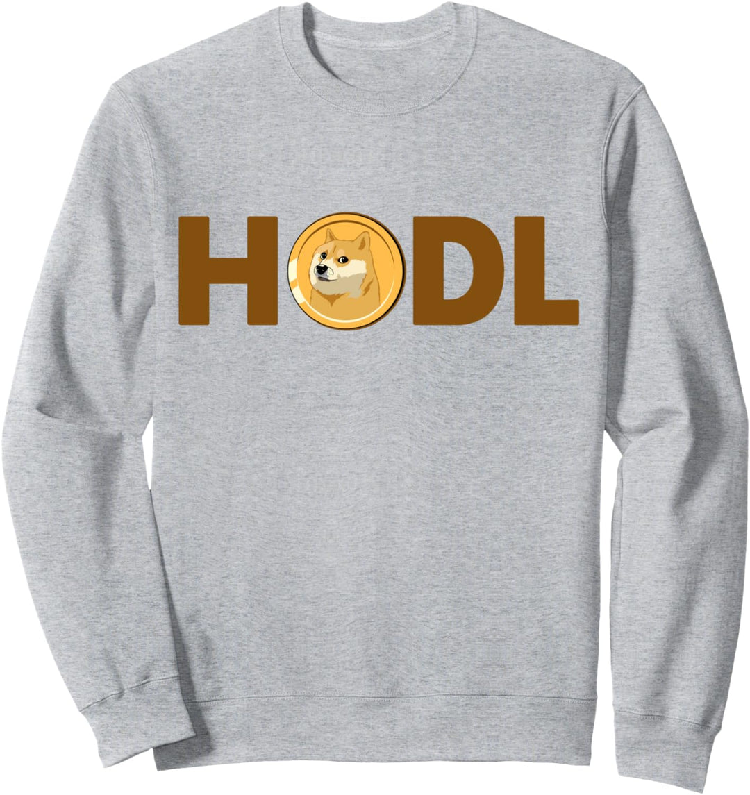 HODL Dogecoin Funny Doge Coin Krypto Kryptowährung Sweatshirt