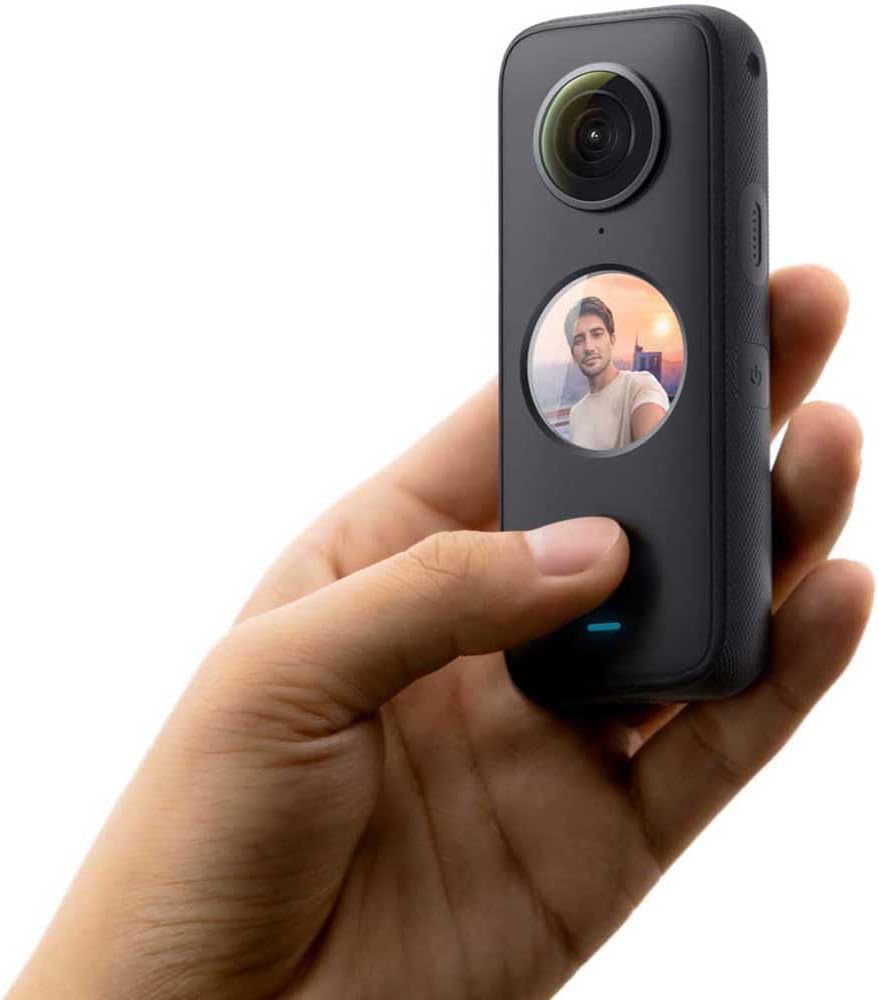 Insta360 X3 - Wasserdichte 360°-Actionkamera mit 1/2"-Sensor, 5,7K 360°, 72MP 360°-Fotos, Stabilisie