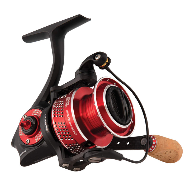 Abu Garcia Revo MGXtreme Spinnrolle – Extrem leichte Spinnrolle mit Korkgriff – 12 Kugellager & Drop