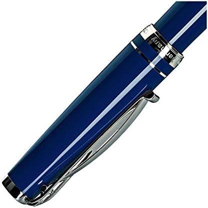 Cleo Skribent Füllhalter Platinum, blau, Feder:breit (B)