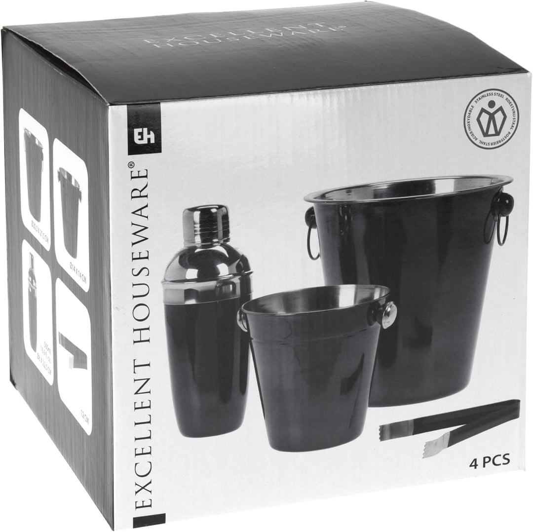 Cocktail Mixer Set, Barkeeper Set, Edelstahl, Drinks und Cocktails Shaker, Cocktail Zubehör, Barware