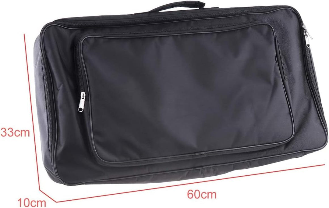 TUOREN Tragbare Gigbag Gitarre Effektpedal Board Tragetasche Schwarz 59,9 x 33 x 10,2 cm