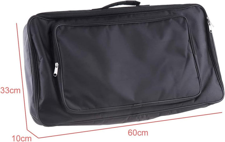 TUOREN Tragbare Gigbag Gitarre Effektpedal Board Tragetasche Schwarz 59,9 x 33 x 10,2 cm