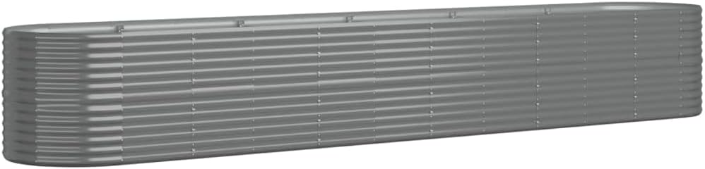 vidaXL Hochbeet, Wetterfestes Hochbeet für Garten Balkon Terrasse, Kräuterhochbeet zum Selber Bauen,