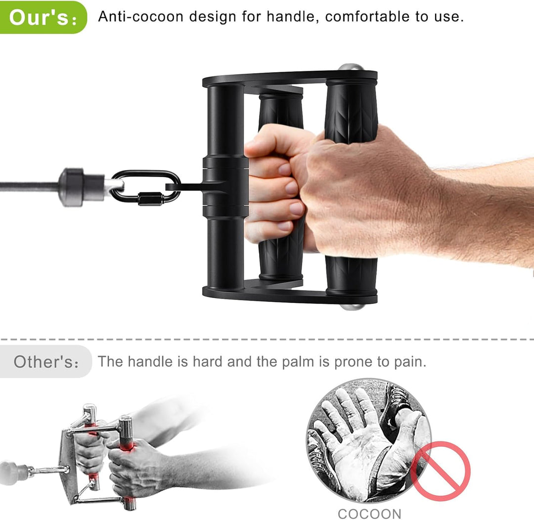 SELEWARE Handles for Cable pulls, Cable pulls kabelzug LAT pulldown bar, kabelzug Fitness Biceps Tri