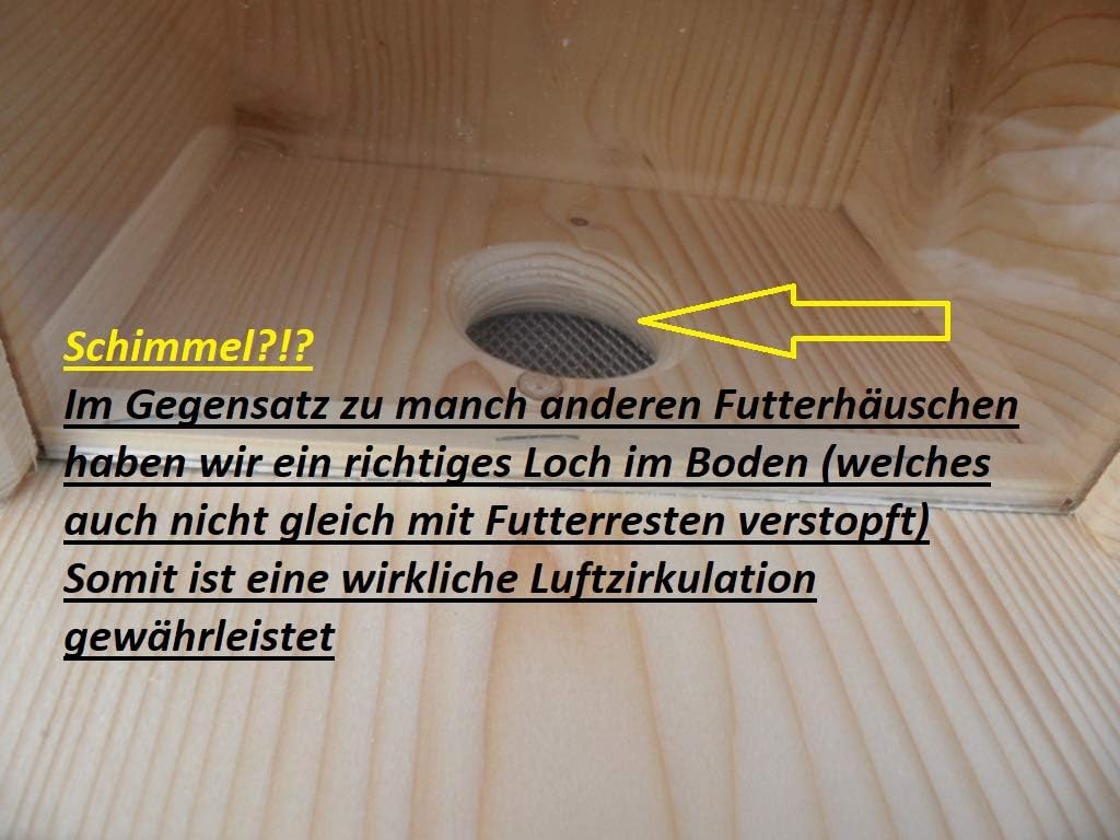 XXXL Echhörnchen Kobel/Futterhaus hochwertigem Vollholz, niederbayerisches Qualitätsprodukt vom Schr