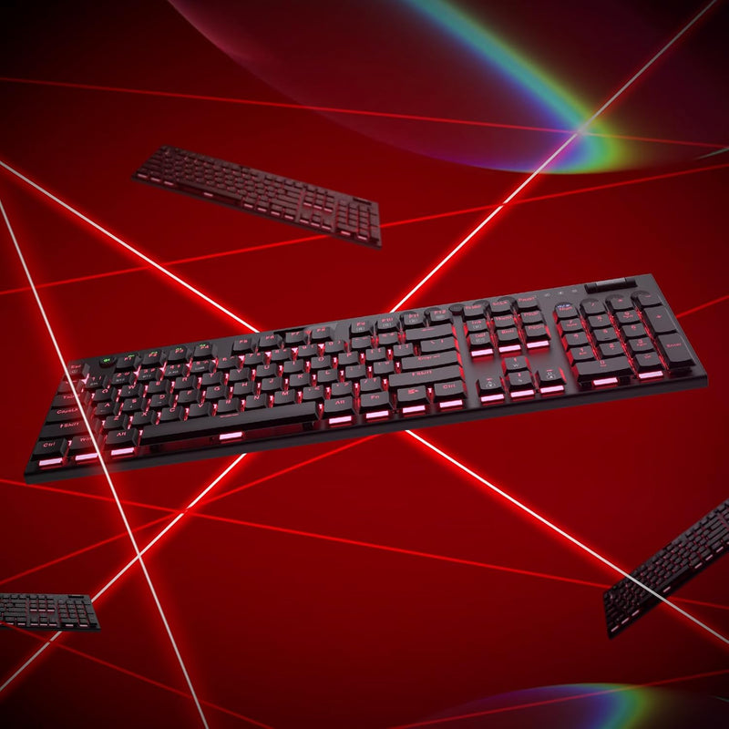 Redragon K618 Horus Mechanische RGB-Tastatur, Bluetooth/2.4ghz/kabelgebundene Tri-Mode Flache Tasten