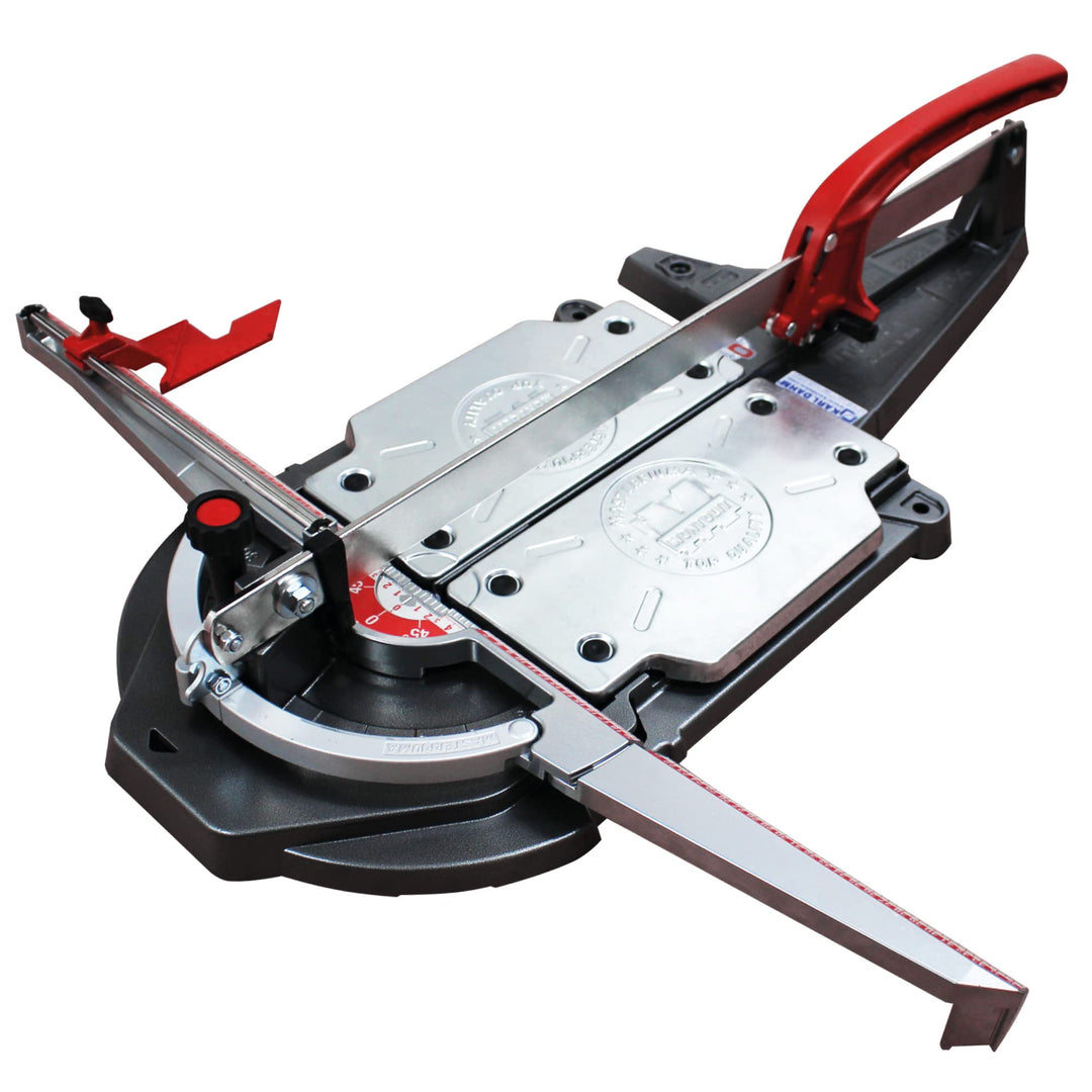Karl Dahm Fliesenschneider Alu P5, 630 mm I Profi-Fliesenschneidemaschine für Feinsteinzeug, Bodenfl