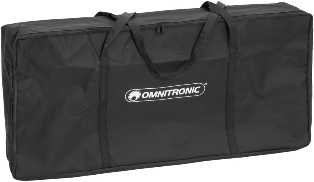 OMNITRONIC MD-2 DJ Booth Cover inkl. Tasche | Faltbarer Sichtschutz für DJ-Tische