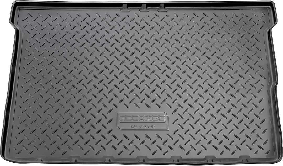 Recambo Gummi Kofferraumwanne Premium passend für Opel Meriva B | BJ 2010-2017 | passgenau mit Rand