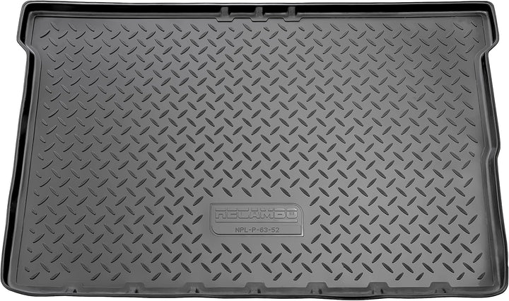 Recambo Gummi Kofferraumwanne Premium passend für Opel Meriva B | BJ 2010-2017 | passgenau mit Rand