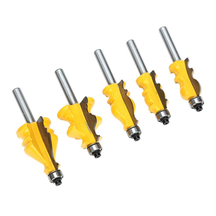 5 Stücke Verleimfräser, 8mm Schaft Oberfräser Lock Miter Router Bit Handlauf Fräser Trimmen