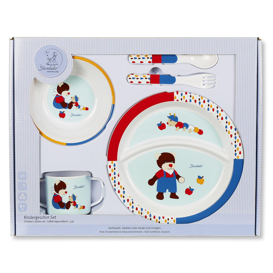 Sterntaler 6801729 Kindergeschirr-Set Bobby, mehrfarbig