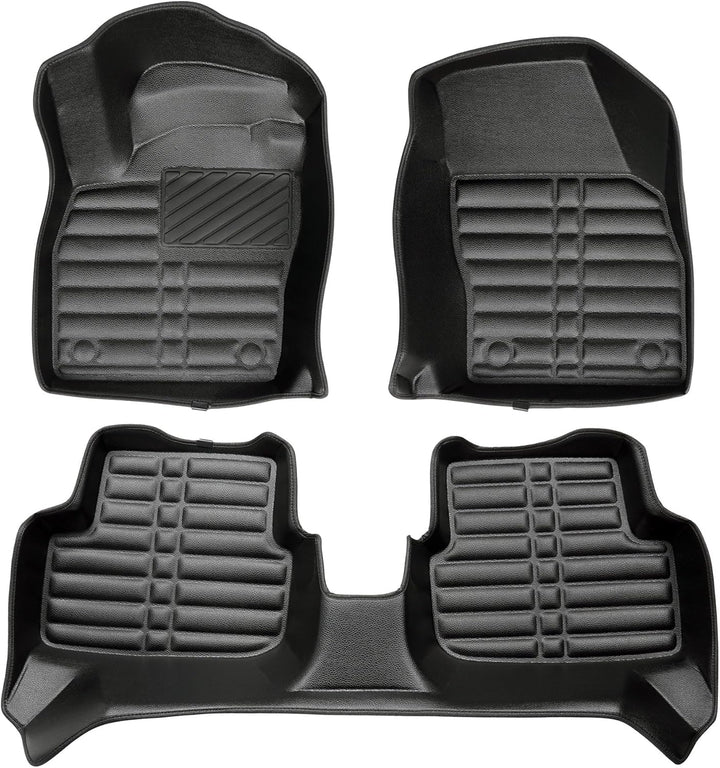 fussmattenprofi.com Auto Fussmatten Kompatibel mit VW Polo 6 Baujahr ab 2017 I 100% Passgenau Geruch