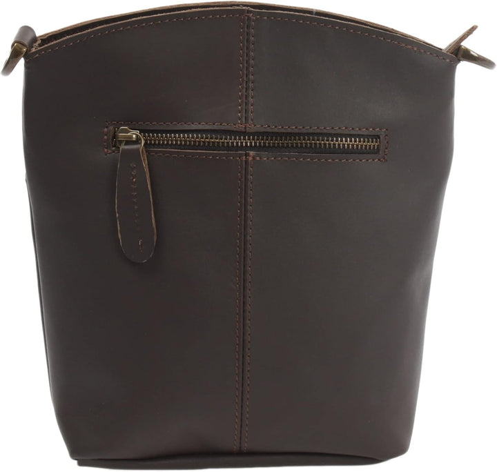 LECONI kleine Umhängetasche Damen Schultertasche Handtasche Freizeittasche Damentasche Ledertasche v