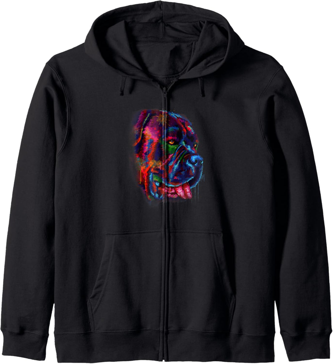 Bullmastiff Geschenk für eine Bullmastiff Mama Kapuzenjacke