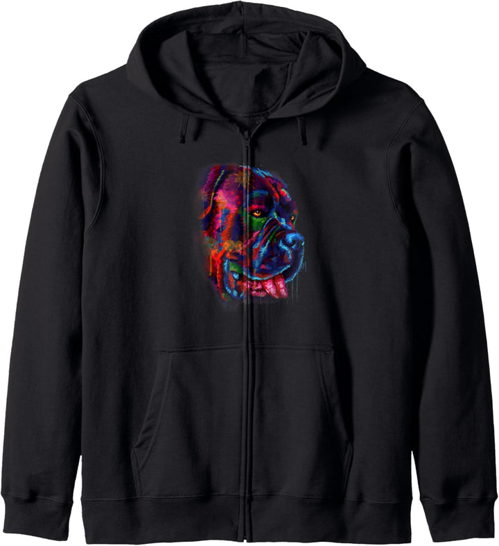 Bullmastiff Geschenk für eine Bullmastiff Mama Kapuzenjacke