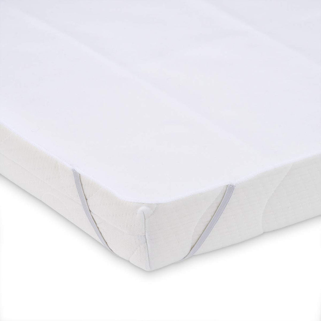 FabiMax wasserdichte, kochfeste Molton-Matratzenauflage für Laufgitter 75x100 cm Weiss Molton / PU 7