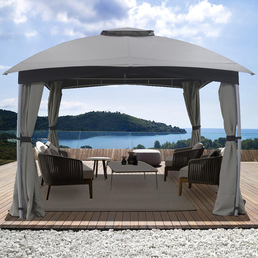 Primaster Pavillon Forli 295 x 295cm Gartenzelt Gartenpavillon Faltpavillon