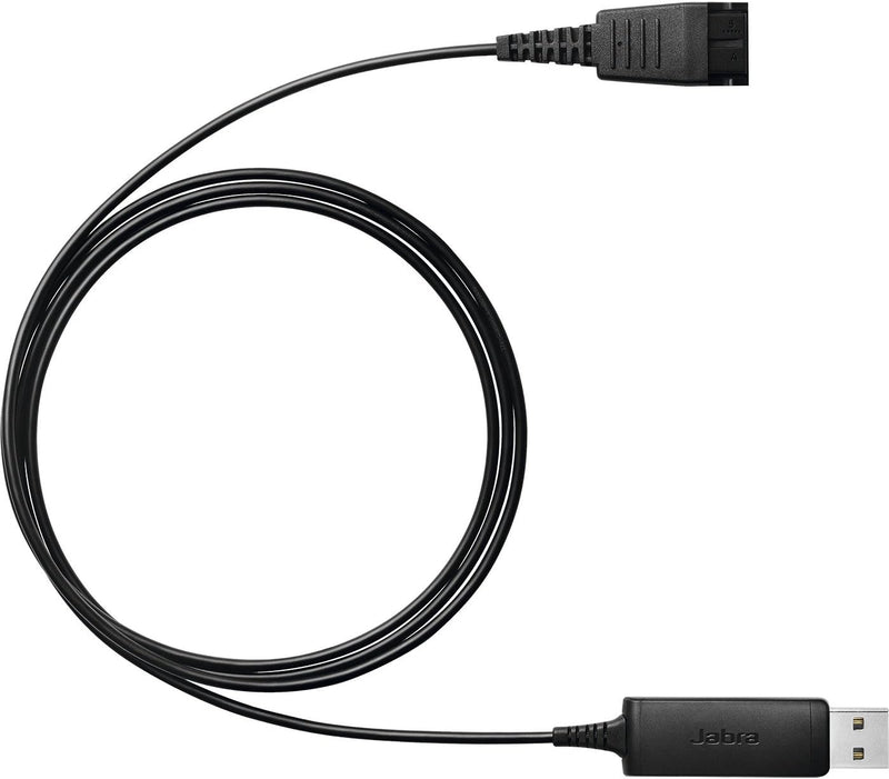 Jabra Link 230 USB Adapter for Corded QD Headset , black