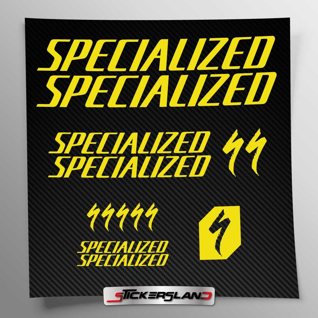 Stickersland® Aufkleber-Set kompatibel mit Rahmen MTB Mountainbike und Helm | Aufkleber-Aufkleber fü