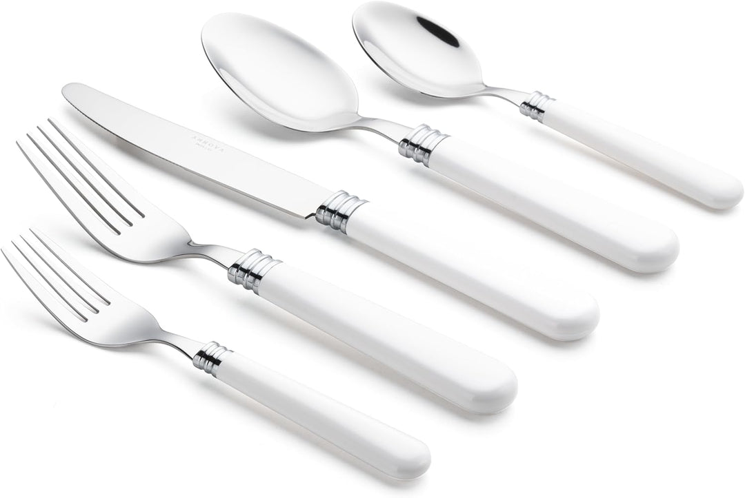 ANNOVA Besteckset, 20-teilig, Griff aus Edelstahl - 4 x Tafelmesser; 4 x Tafelgabeln; 4 x Salatgabel