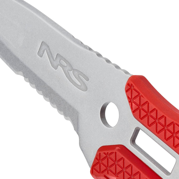 NRS Edelstahl Bootsmesser Pilot Knife 18,4 cm - Kajakmesser & Anglermesser mit 420 HC Klinge 9 cm, T