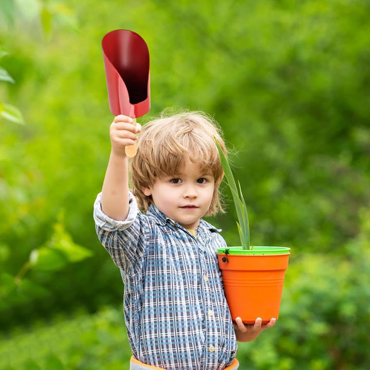 Generisch Kinder Garten Set Holzgriff mit Rechen Strandspielzeug | Garten Werkzeug Set Mit Schaufel