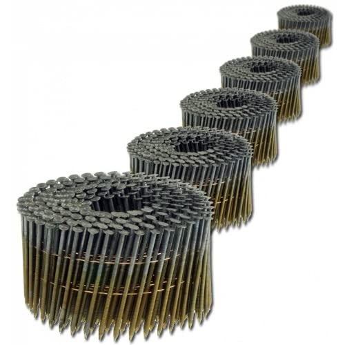 2,5x65mm Ringschaft blank Coilnägel drahtmagaziniert 16° passend für Coilnagler Bostitch, Hitachi, H
