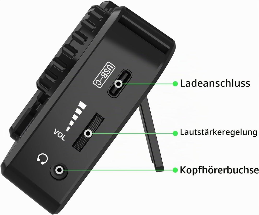 Professionelles Wiederaufladbares Digitales Metronom für Schlagzeug/Gitarre/Bass/Ukulele/Saxophon/Kl