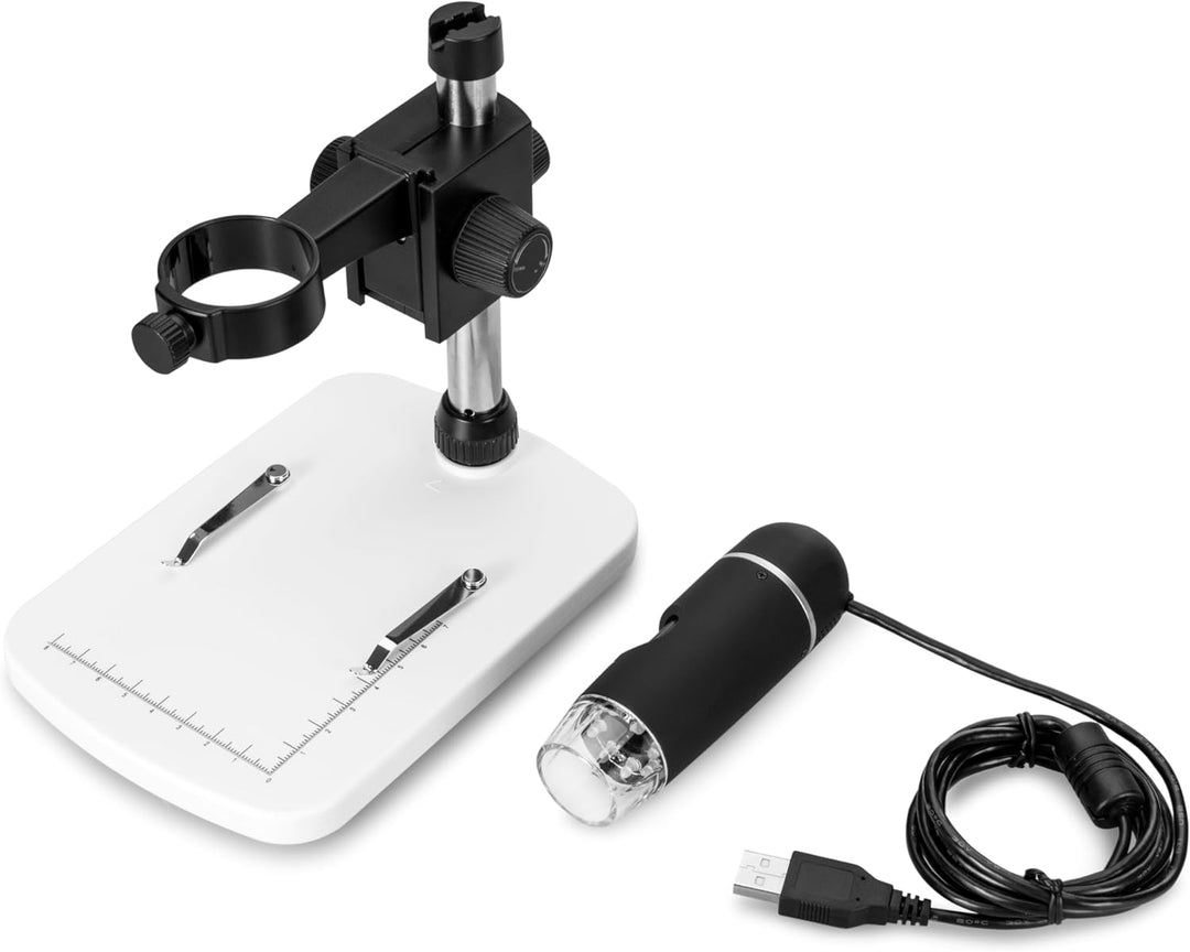 SMART DiProgress HOOKE USB5 5MPX Digitales Mikroskop mit Tisch - Vergrösserung 10X-200X Zoom