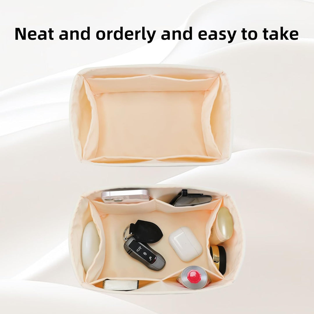 DGAZ Handtasche Tasche Organizer, Seide Innentaschen für LV Speedy Nano/20/25/30/35/40/45 Tasche, Le