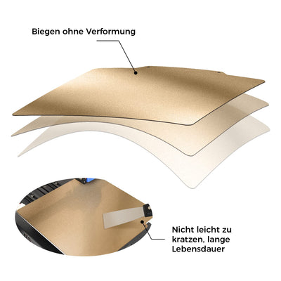 Twotrees PEI-Blatt Verbesserte 3D-Druckerplattform Keine Kantenkräuselungshöhe Ebenheit einfach zu v